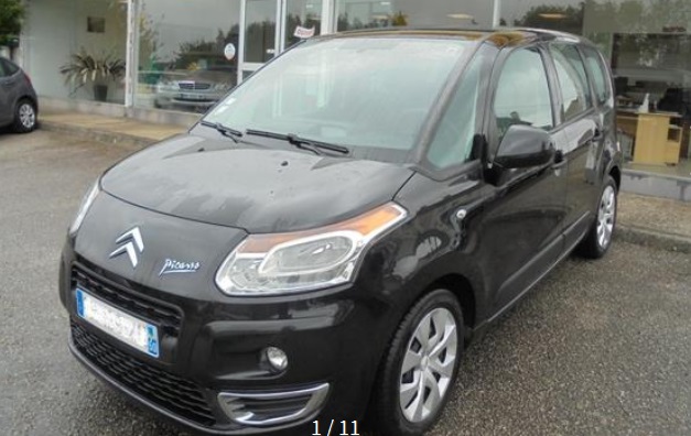 Left hand drive CITROEN C3 PICASSO 1.6 HDI 90 CONFORT